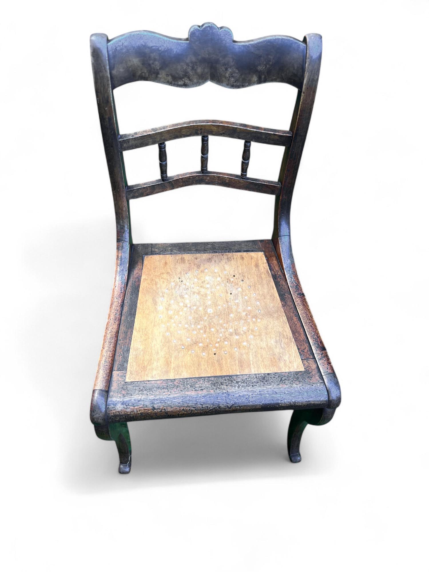 ビーダーマイヤー アンティーク ドイツ ダイニングチェア 40093 Biedermeier dining chairs (2) ビーダーマイヤー様式