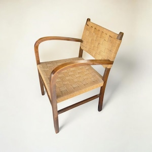 Original Bauhaus chair by Erich Dieckmann, circa 1925. A design icon of the German Bauhaus style.
