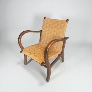 希少な掘り出し物！エーリッヒ・ディークマンによるバウハウスオリジナルアームチェア（1925年頃）。デザインアイコンとして素晴らしい状態です。