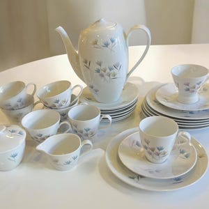 Rosenthal tea/coffee service in the typical German mid-century 1960s decor