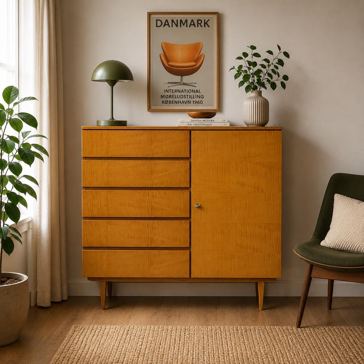 Chest of Drawers Vintage 1950s - Etsy