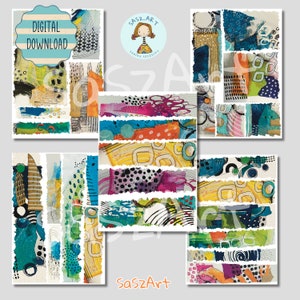 Junk Jurnal, craft supplies, scrappy paper, art journal, scrapbook, mixed media scrap paper, collage paper,