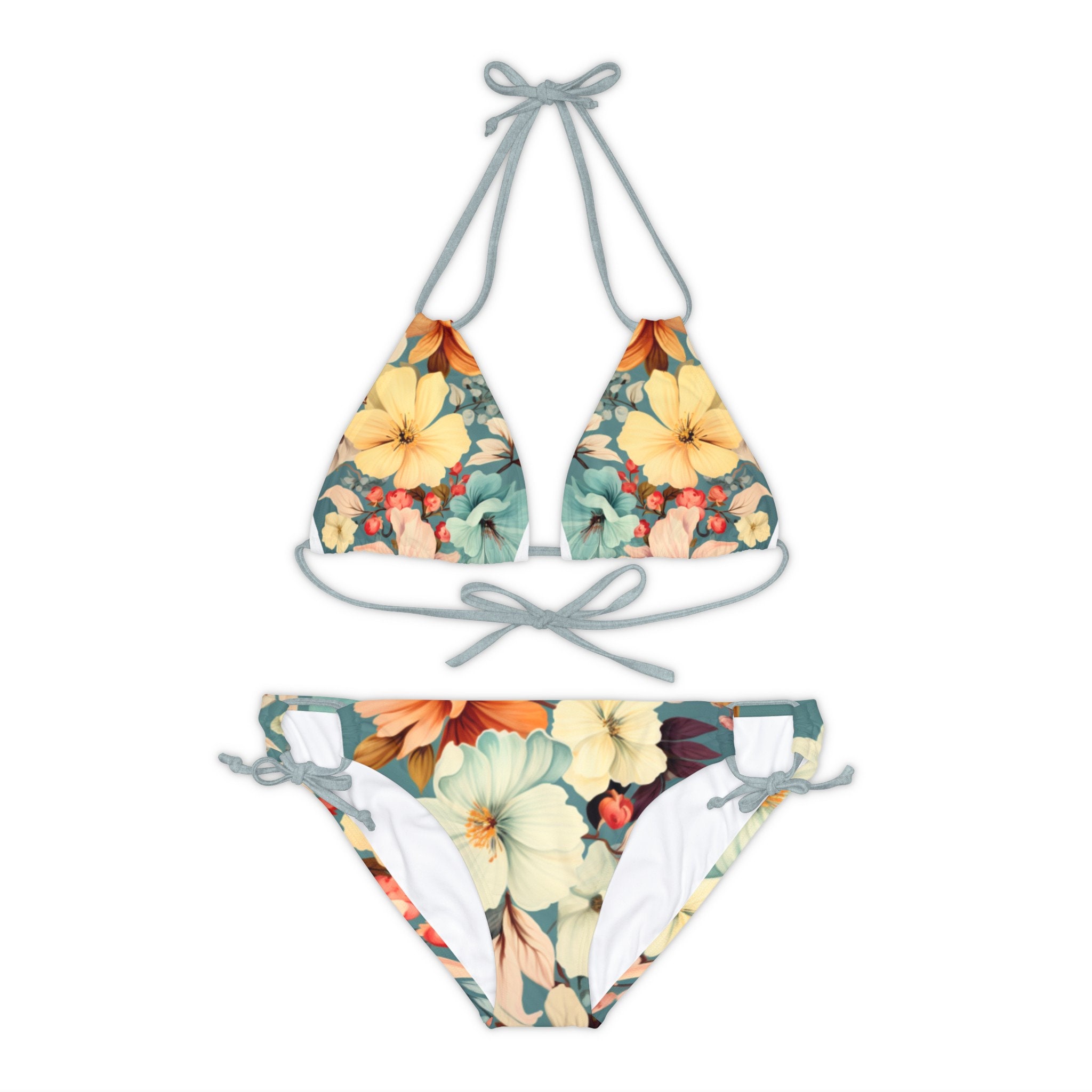 Floral Bikini & Kimono Set - Effortless Holiday Chic