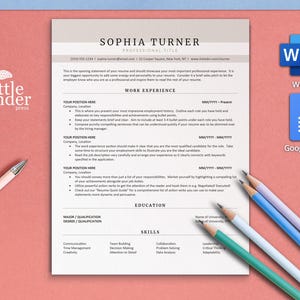 Contemporary ATS Resume Template – Professional CV for Corporate Roles