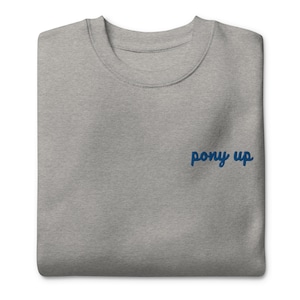Pony Up SMU Embroidered Sweatshirt