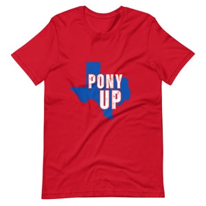 SMU Pony Up! Game Day Shirt in Red or White