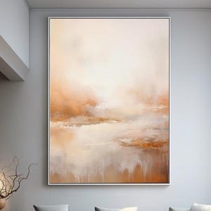 Beige Abstract Gallery Wall Art  Simple Neutral Nordic Prints Simple Abstract Art Modern Minimalist Abstract Art Modern Minimal Art