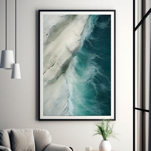 Beach Wall Art Ocean Wall Art Ocean Photography Ocean Waves Print Coastal Wall Art Waves Wall Decor Waves Poster Beach Print Poster