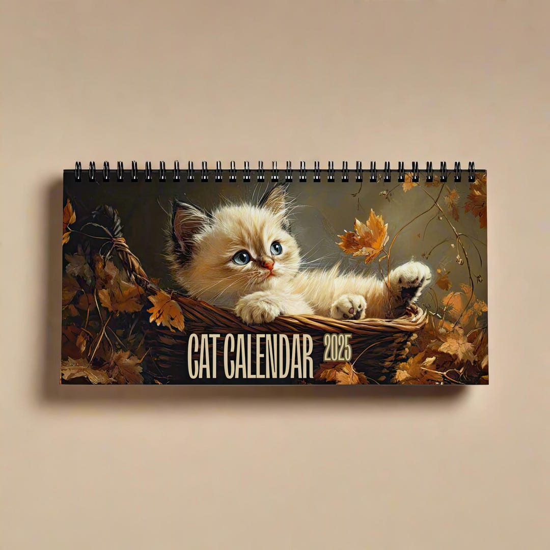 Cat Desk Calendar 20252026, 12 Month Calendar for Cat Lover, Perfect Cat Desk Calendar 20252026, 12 Month Calendar for Cat Lover, Perfect