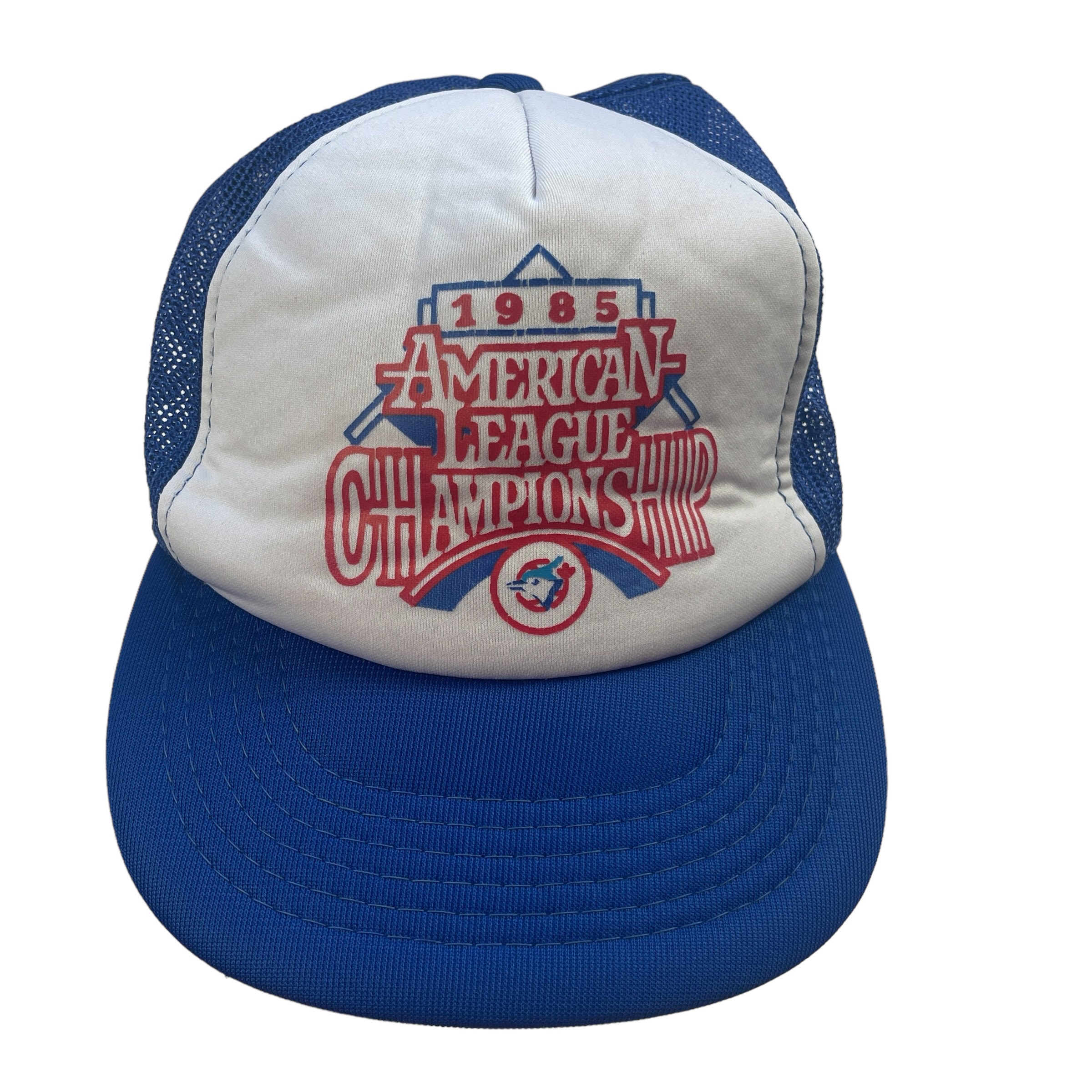 Vintage Snap Back Hat Trucker Cap 1985 American League Champions Rare Adjustable