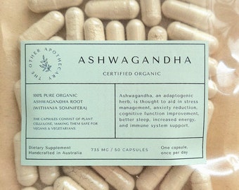 Organic Ashwagandha Capsules