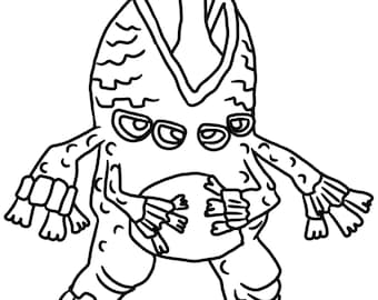 Monsters Sing Ethereal and Mythicals Coloring Pages - Etsy