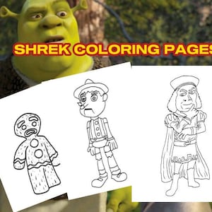 Shrek Coloring Pages Printable for Free Download