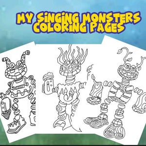 My Singing Monsters Coloring Pages  Monster coloring pages, Singing  monsters, Cartoon coloring pages