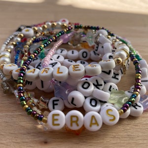 Pulseras de la amistad de Taylor Swift Eras bundle (10)