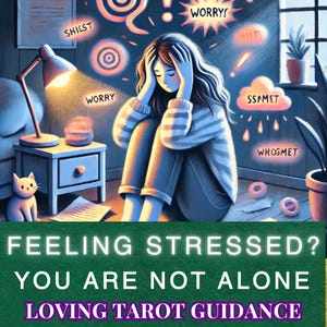 Estressado? Leitura de Tarô para Ansiedade, Sobrecarga e Calma Interior | Orientação Suave + Apoio Energético | PDF com 3 Cartas em 48h