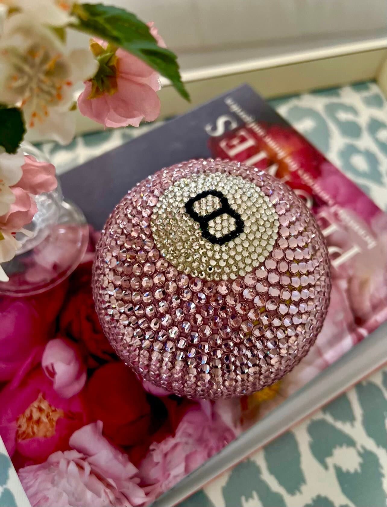 Crystal Magic 8 Ball - Swarovski Crystal Jeweled Fortune Teller