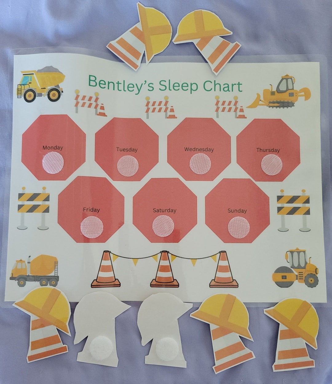 Customizable Children's Sleep Chart Etsy