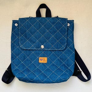 children's backpack, small backpack, children's nursery bag, baby backpack, jeans backpack, children's jeans backpack, fleece backpack