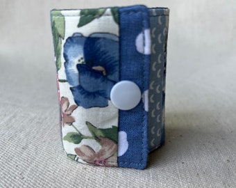 Fabric napkin rings, patchwork napkin rings, place markers, tableware