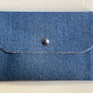 Astuccio piatto, astuccio con patta, astuccio a 3 scomparti, kit di stoccaggio, astuccio per jeans, custodia piatta con 3 scomparti,