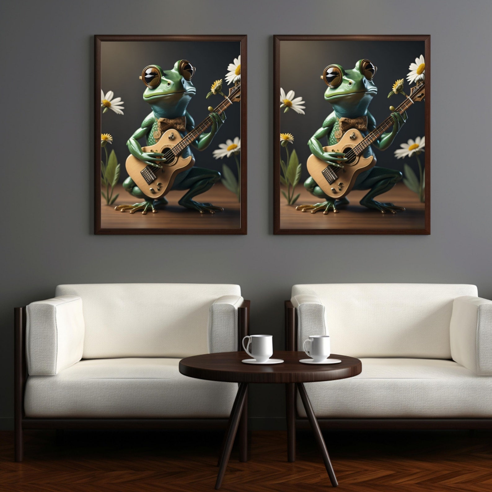 Frog Wall Art, Frog Clip Art , Frog Home Decor, Frog Vintage Wall Art ...