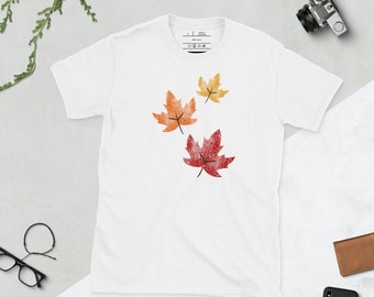 Fall Leaves Graphic T-Shirt: Autumn Nature Tee