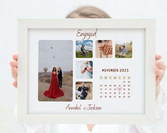 Personalized Gift for Couples, Custom Engagement Print, Special Print with Special Photo for Valentines