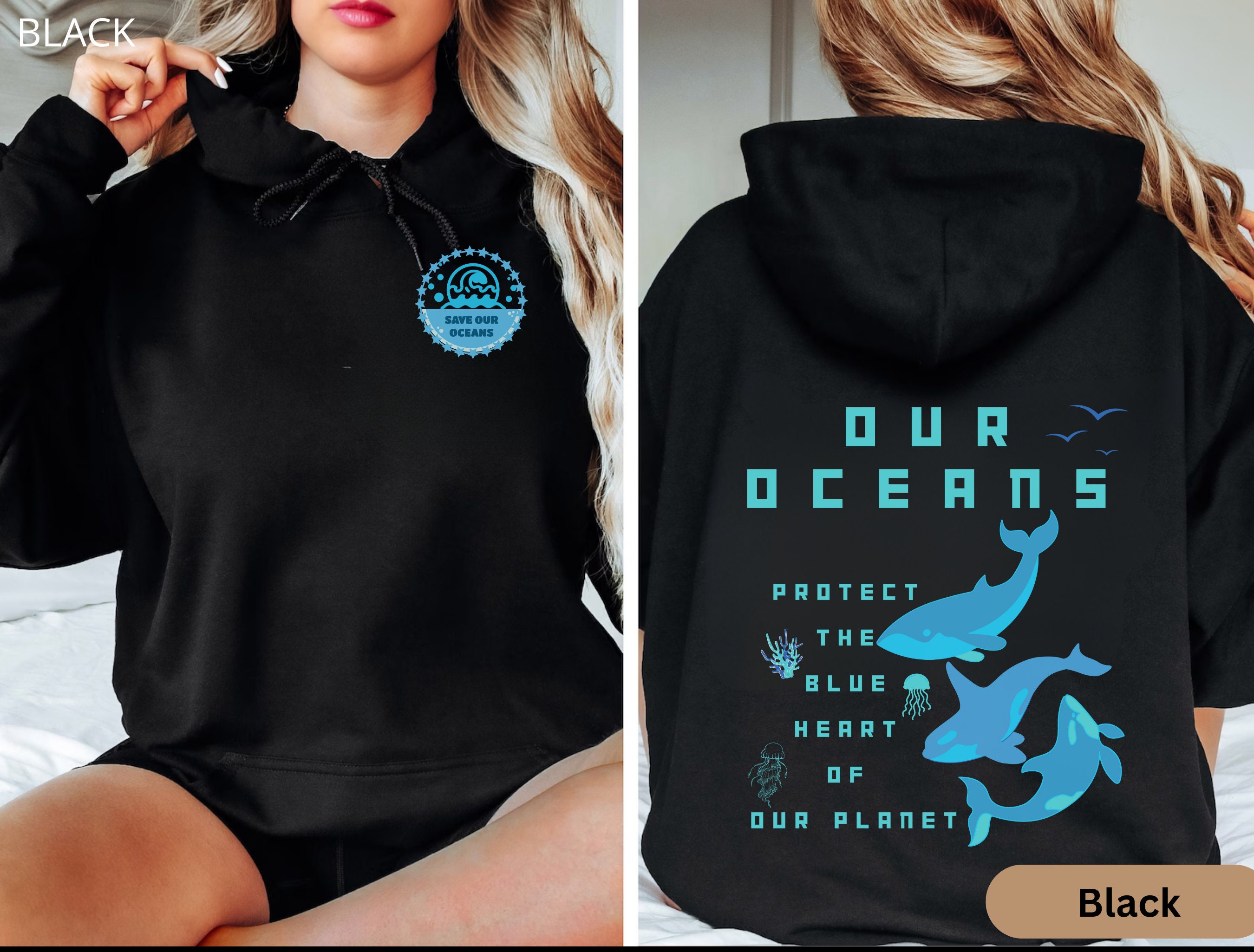 Rest & Relax Women's Blue Monogram Sweatshirt - Ocean - ShopStyle Jumpers &  Hoodies