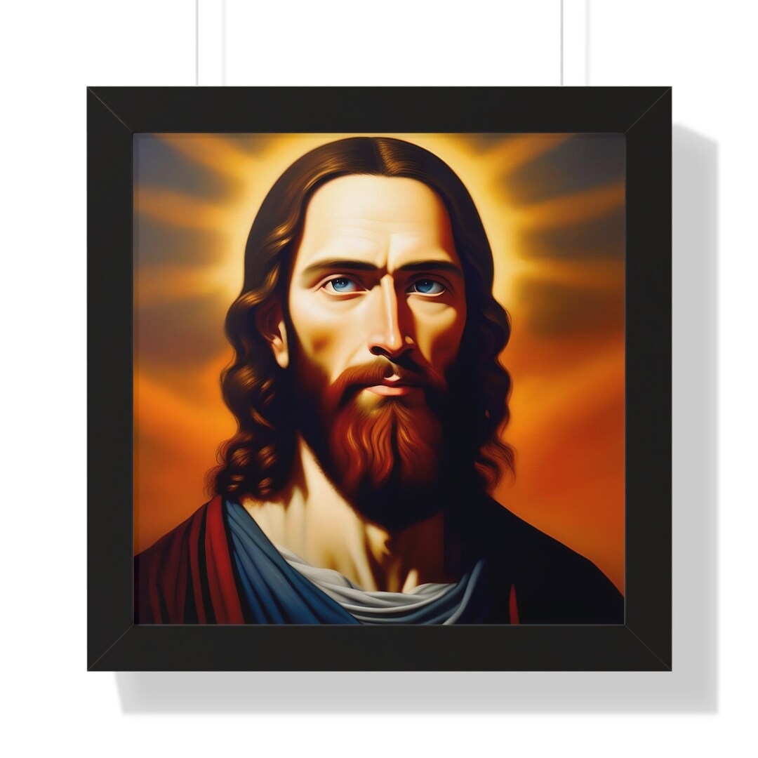 Christian Wall Art Jesus Wall Art Farmhouse Wall Decor Etsy