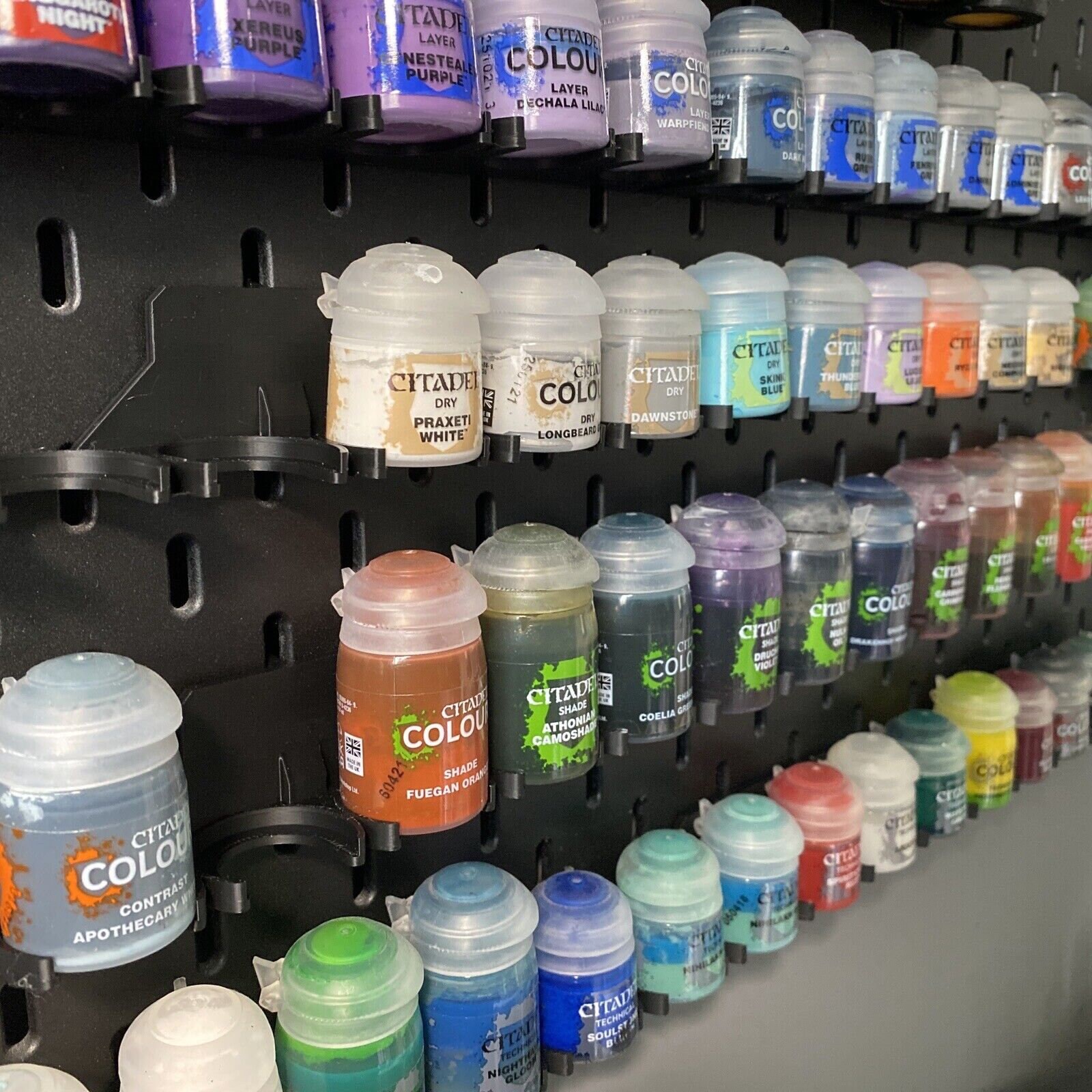 IKEA SKADIS Pegboard Citadel Paint Pot Holder / Games Etsy