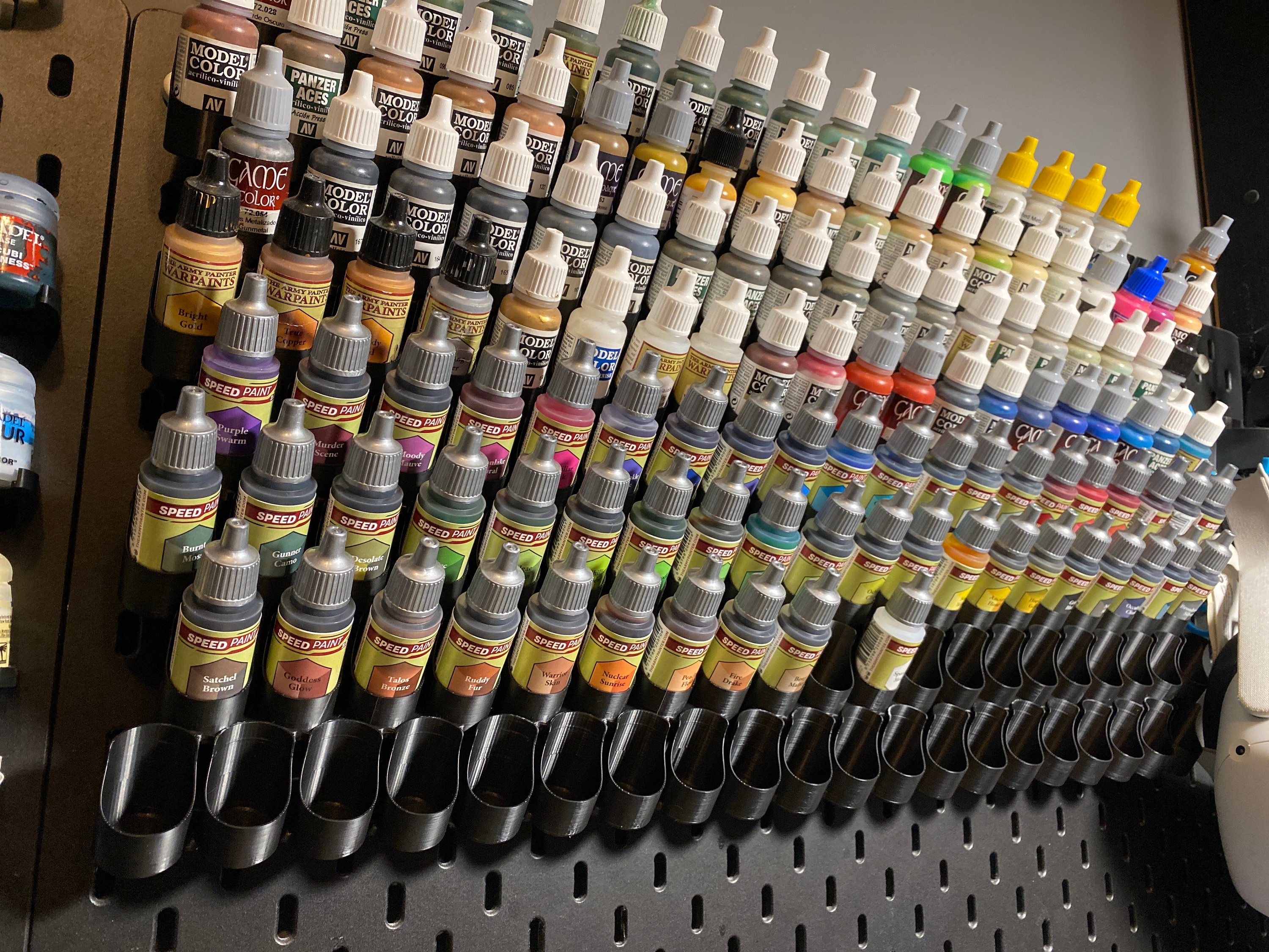 Silu Organiseur et support de peinture Vallejo 24 cm + Lot de 16 flacons  Multicolore : : Jeux et Jouets