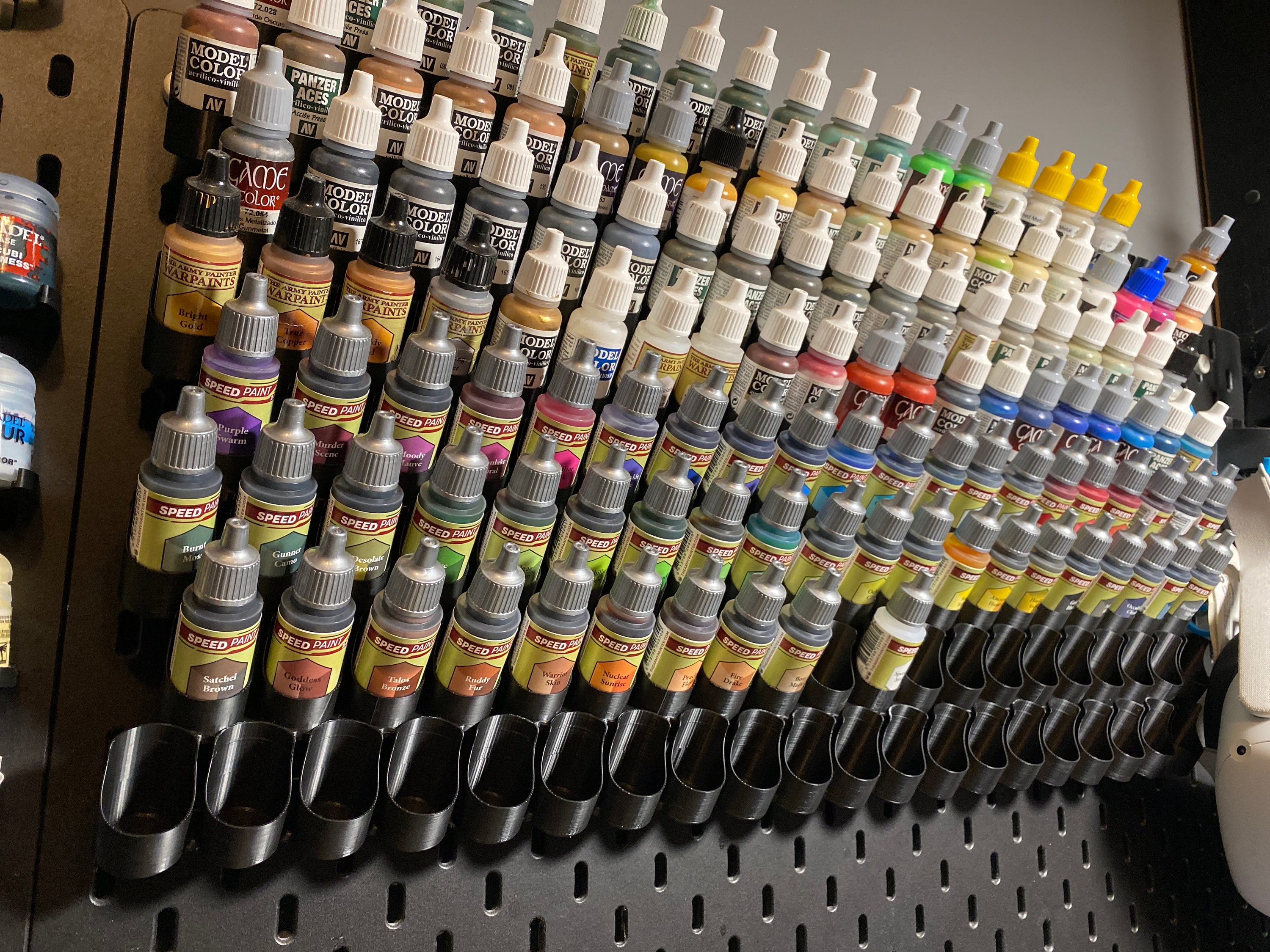 Vallejo paint rack for 7ml bottles by WF3D