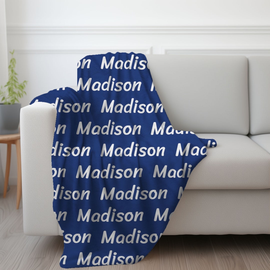 Custom Name Blanket, Blanket Giftful, Personalized Name Blanket