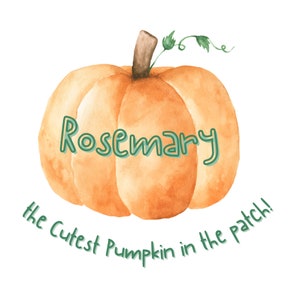 Cutest pumpkin in the patch decal!