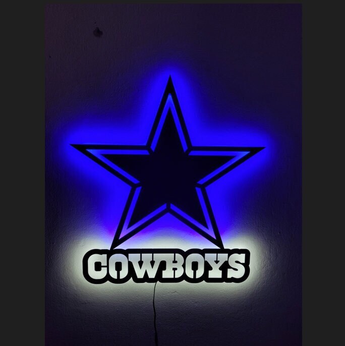 Cowboys 2024 neon light