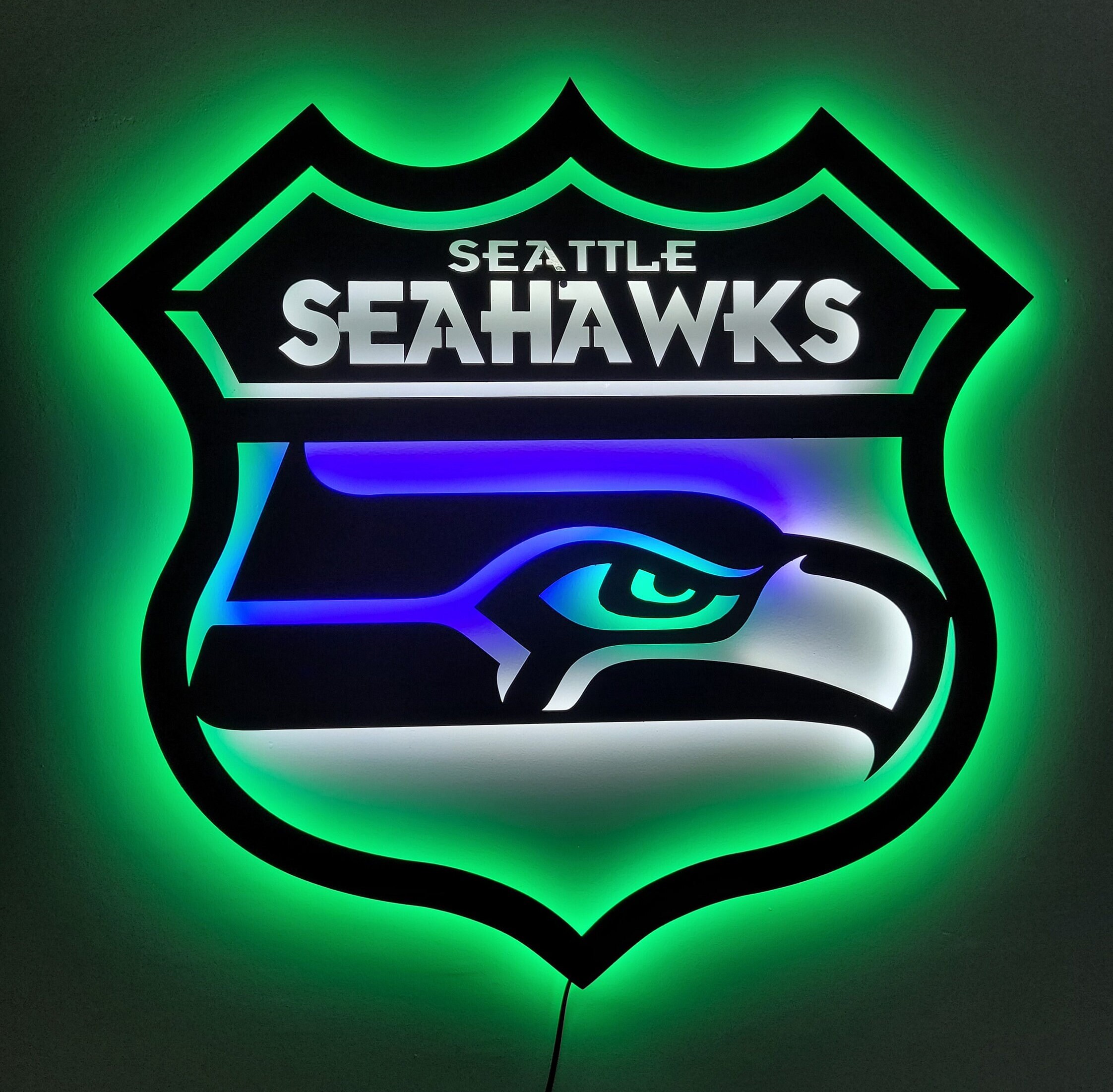 Seahawks light 2024 up sign