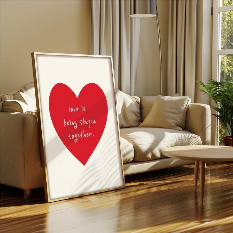 Love Printable Wall Art, Love Quote Print, Minimalist Modern Print ...