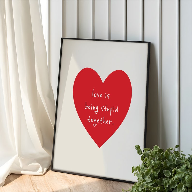 Love Printable Wall Art, Love Quote Print, Minimalist Modern Print ...