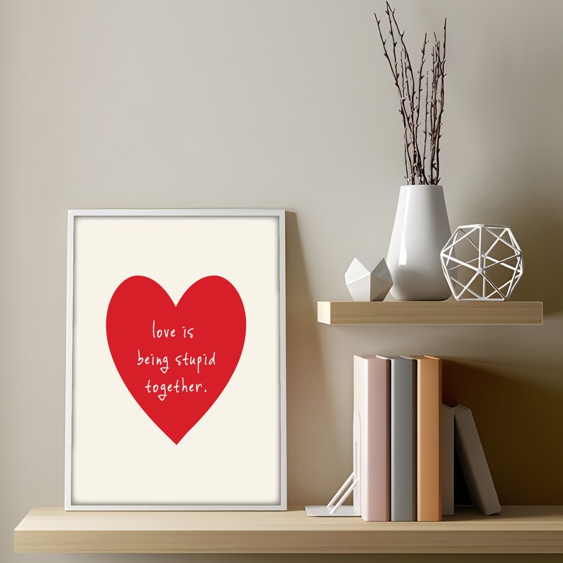 Love Printable Wall Art, Love Quote Print, Minimalist Modern Print ...