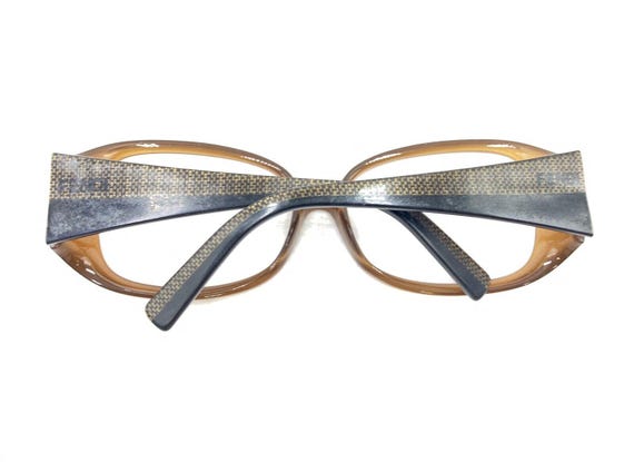 Fendi Translucent Brown Sunglasses Frames 125 Ita… - image 10