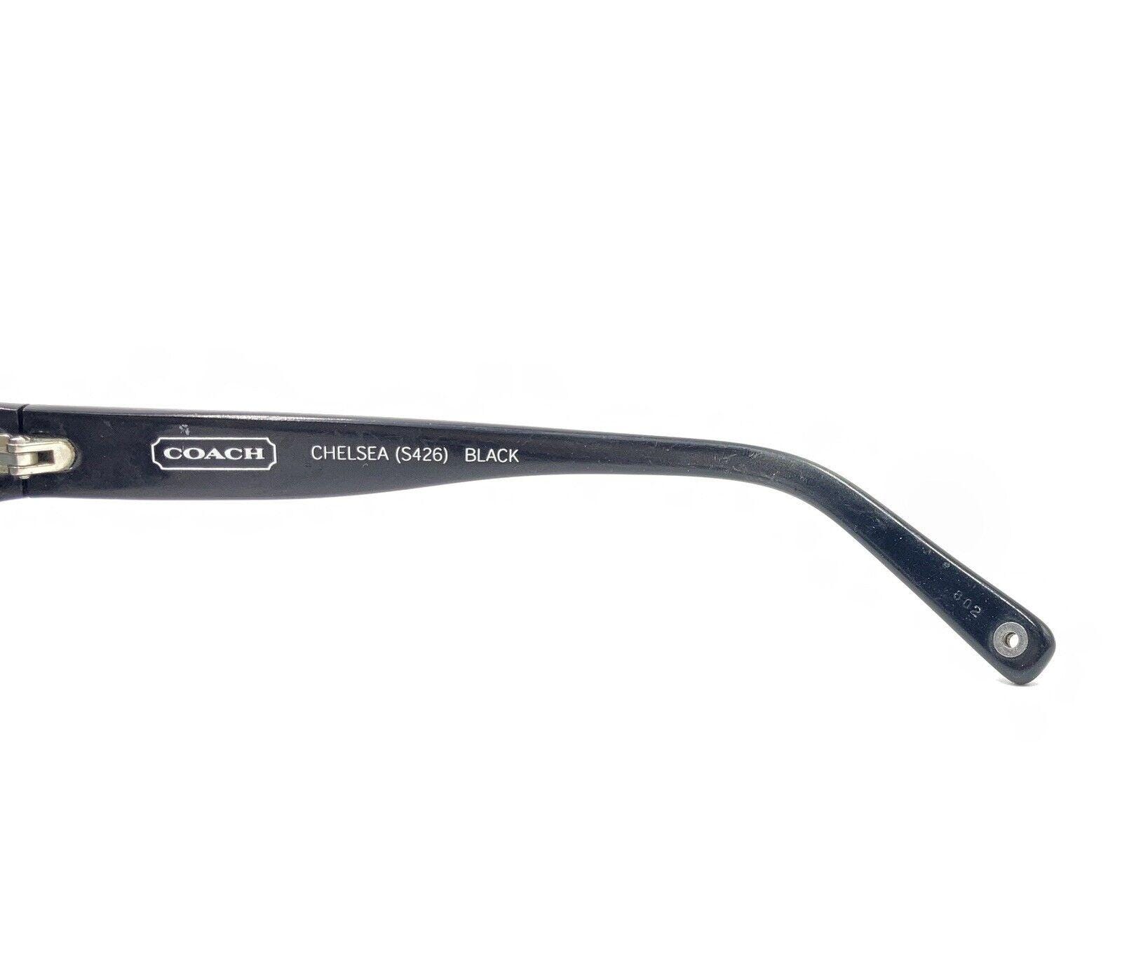 Coach CHELSEA S426 Black Rectangle Women\'s Sunglasses 125mm Coach Chelsea S426 Black Rectangular Sunglasses Frames 55-16  main image 2