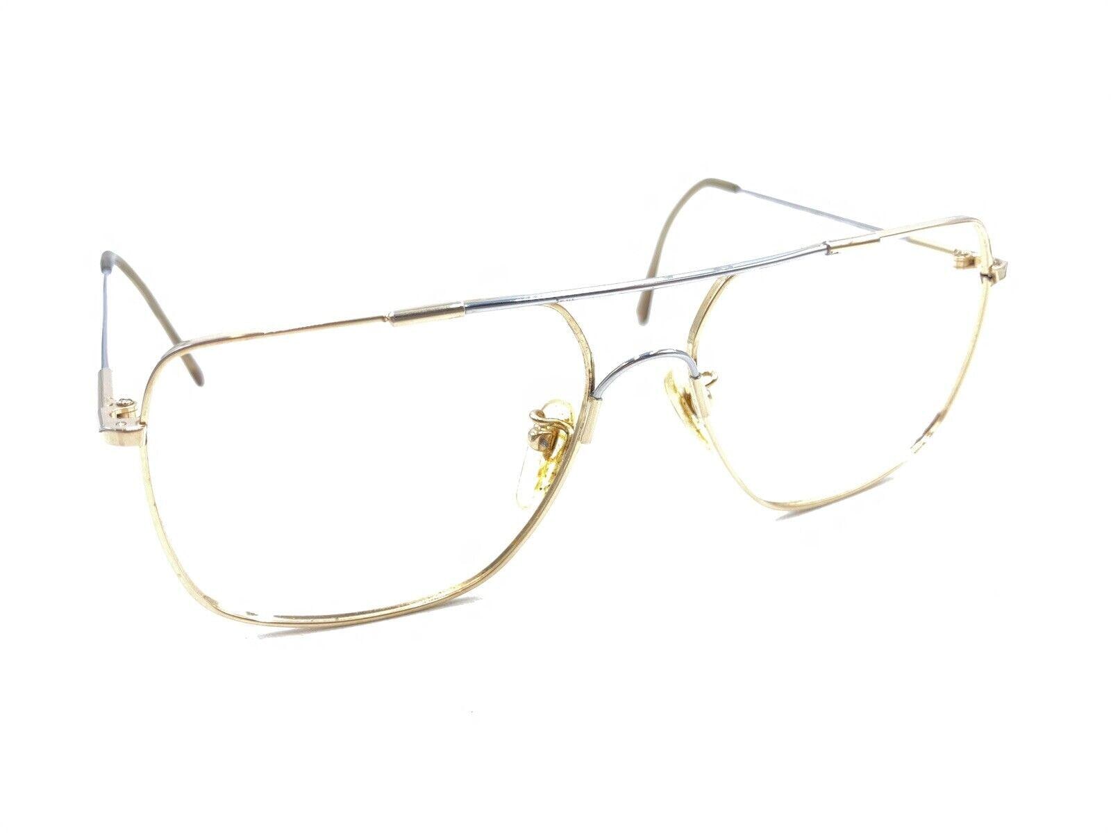 Tura Eyeglasses Eye Glasses Frames 825 EBO HGP Gold Black Japan 56-18-136 BLACK TINT HYDRA – JAMES ORO main image 3