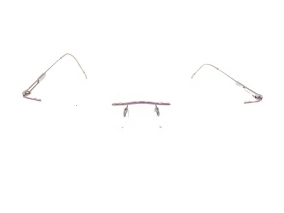 Silhouette Titanium Pink Violet Rimless Eyeglasse… - image 6