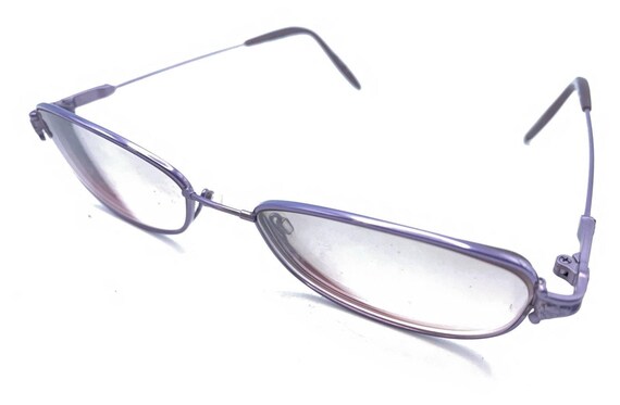 Marchon Flexon 970 Purple Rectangle Eyeglasses Fr… - image 8