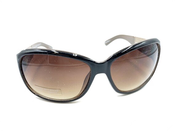 Dana Buchman WDB61SG02C Brown Gold Oversized Sunglasses 