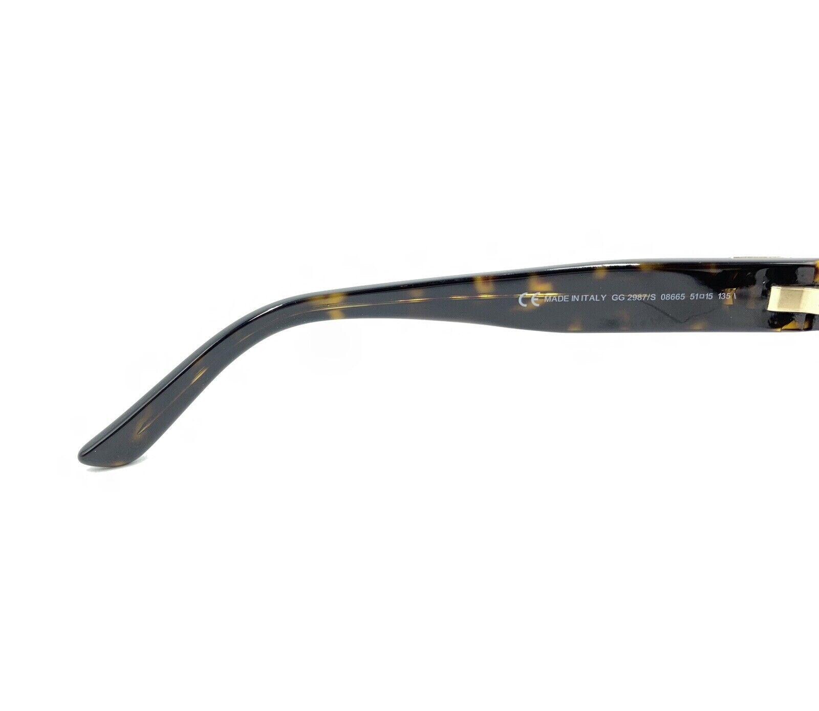Ⓥグッチ　サングラス Gucci GG 2987/S 08665 Tortoise Brown Sunglasses Frames 51-15