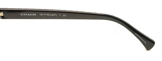 Coach Silver Metal Aviator Sunglasses with Black Lenses Coach HC 7055 L947 Silver Black Aviator Metal Sunglasses  main image 3