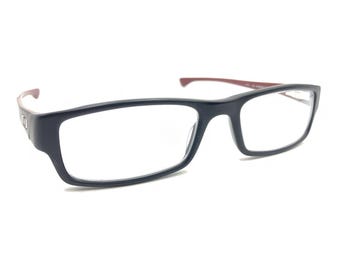 Oakley Servo OX1066-0453 Satin Black Maroon Eyeglasses Frames 53-18 140 Men