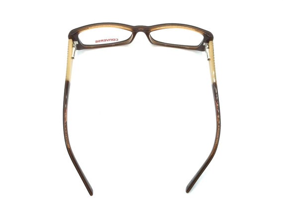 Converse NEW Brown Black Rectangle Eyeglasses Fra… - image 5